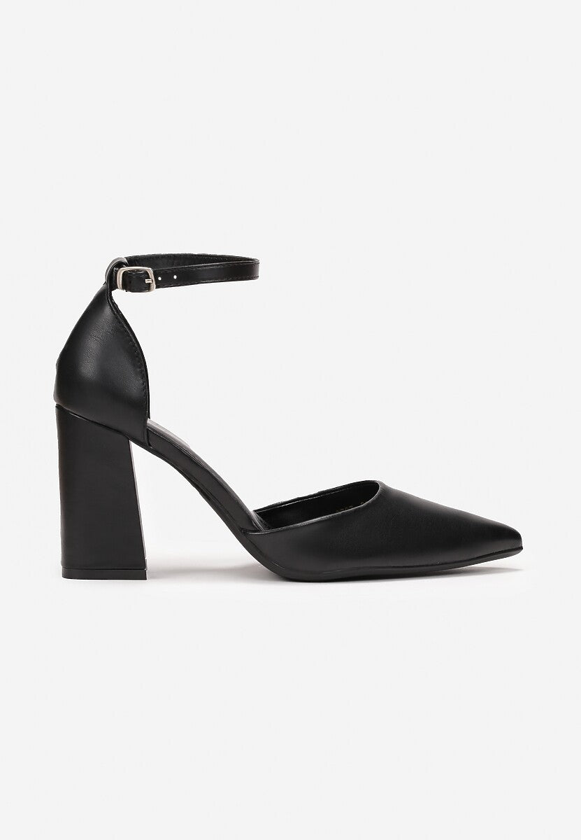 Escarpin français à talon carré