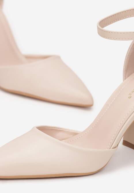 Escarpin français à talon carré