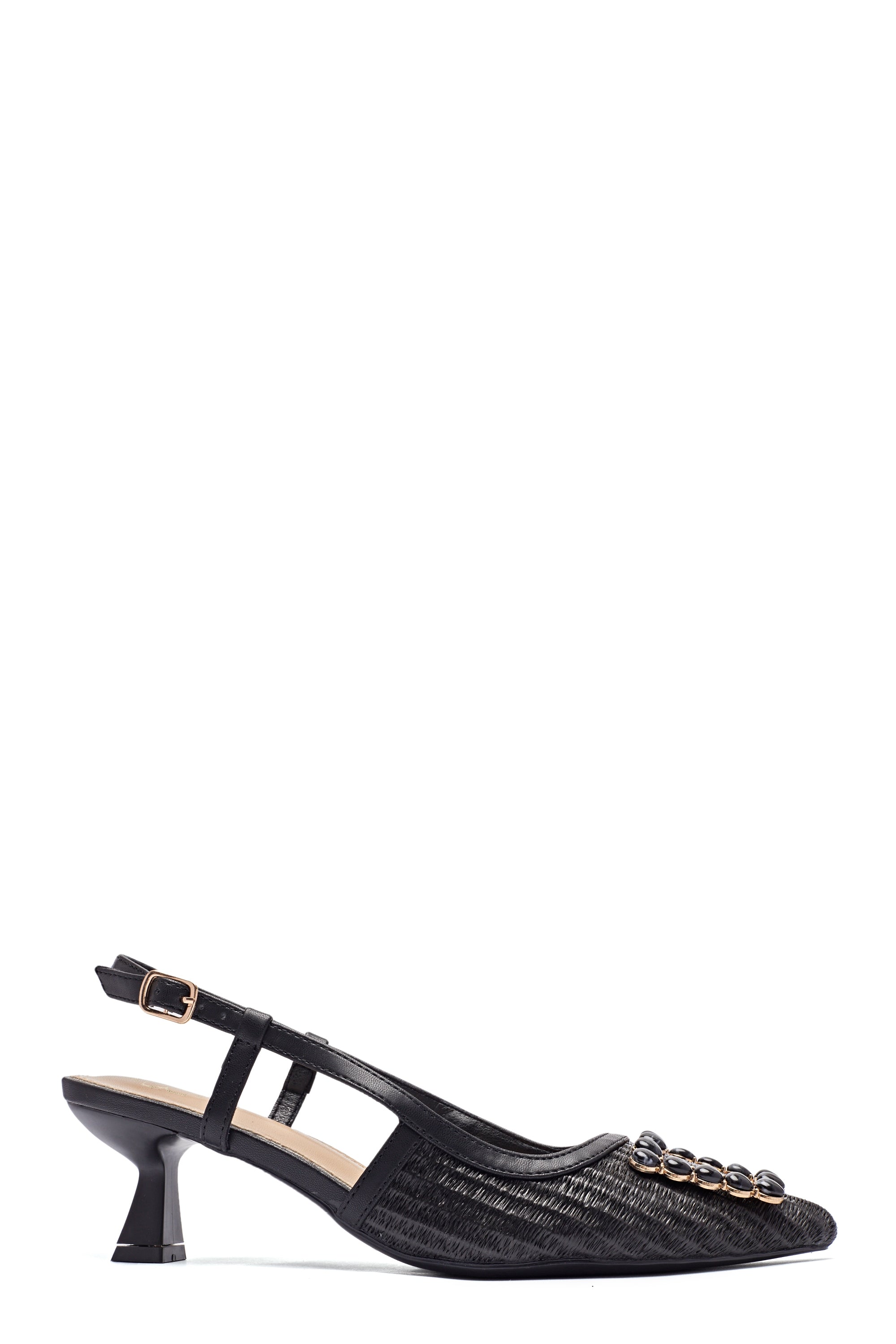 Escarpin slingback français à petit talon