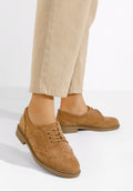 Derbies camel en daim