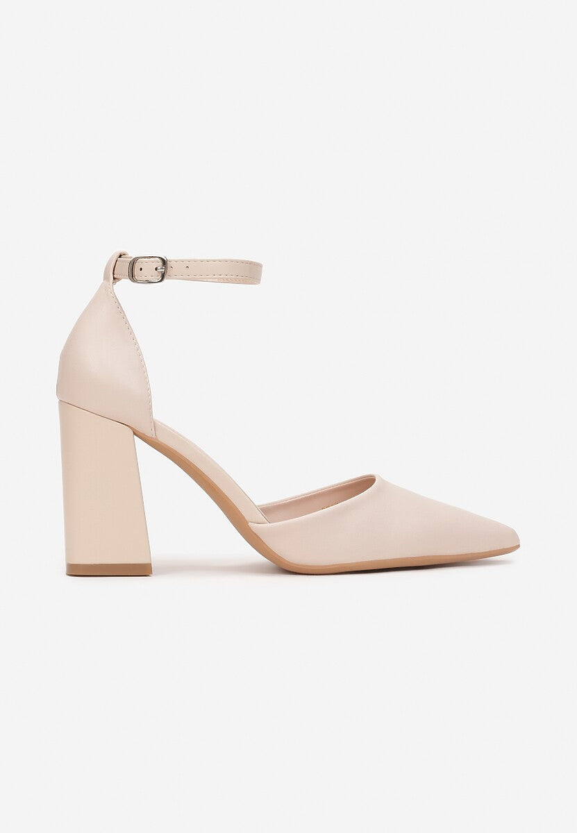 Escarpin français à talon carré