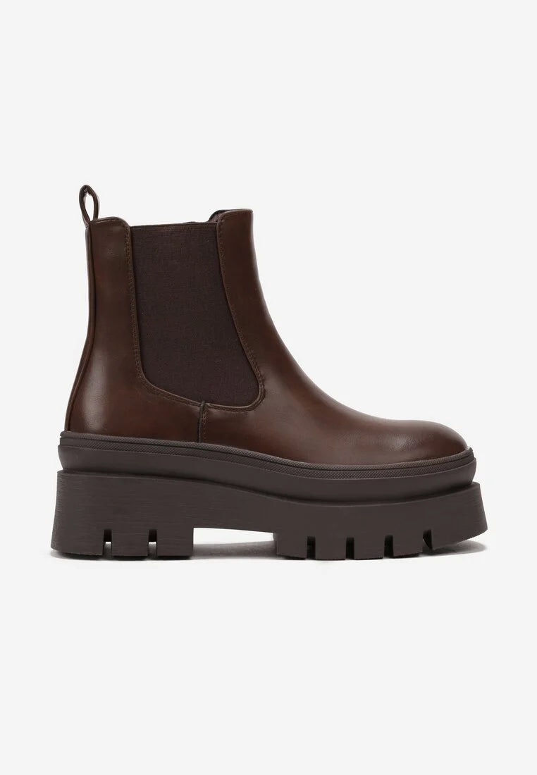 Bottine marron