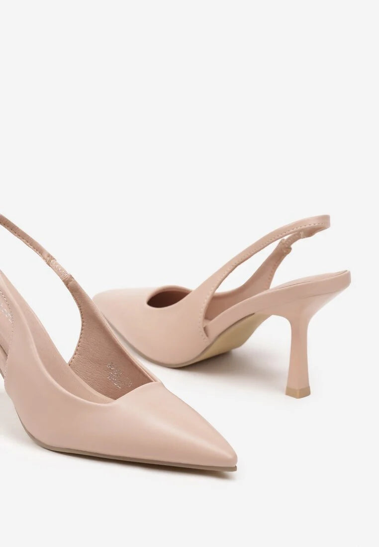 Slingback beige