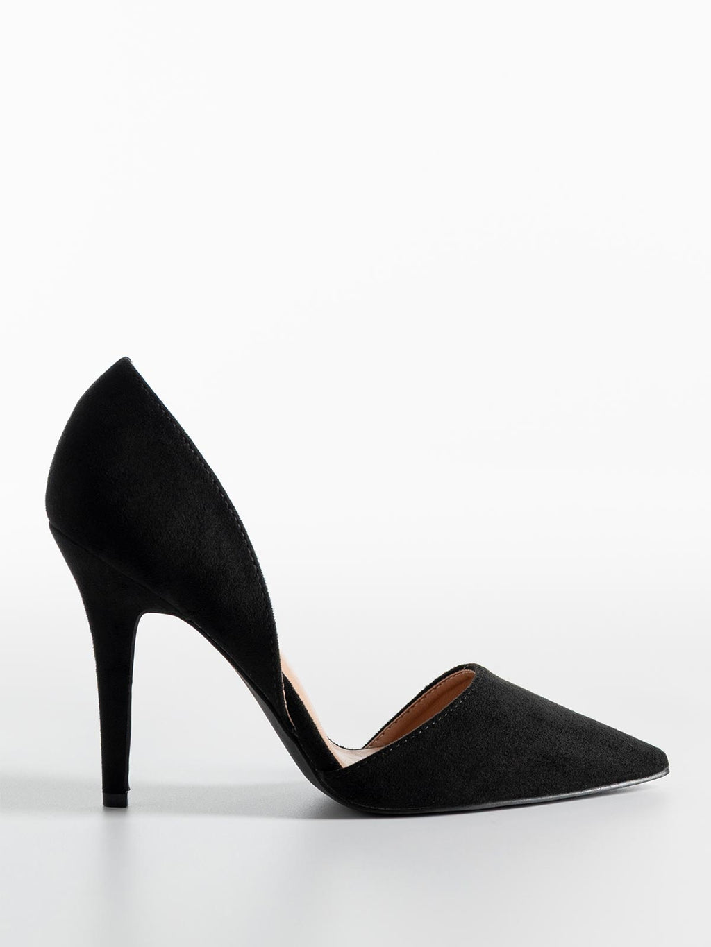 Escarpins Noir Daim – Talon Fin