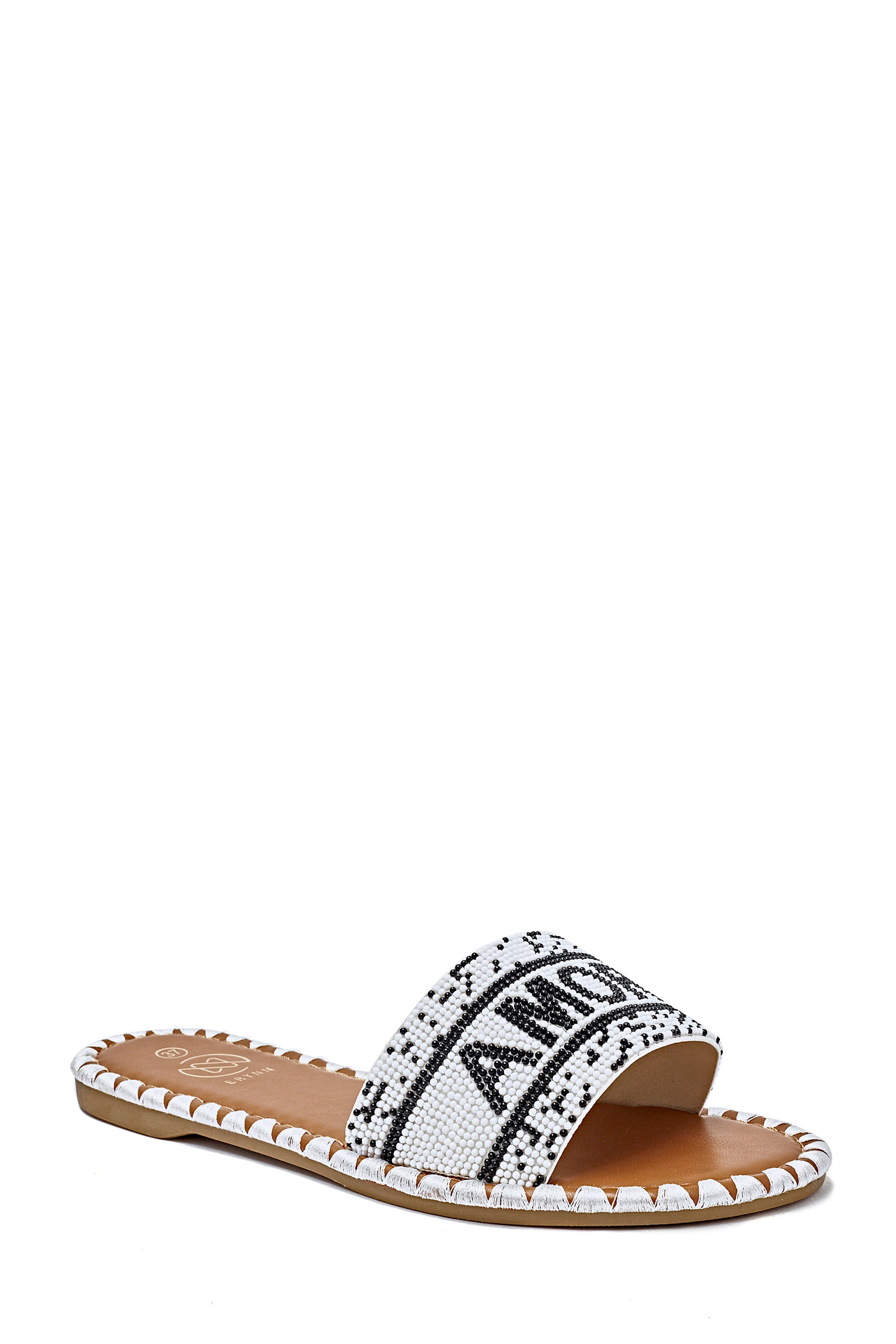Mule plate blanche