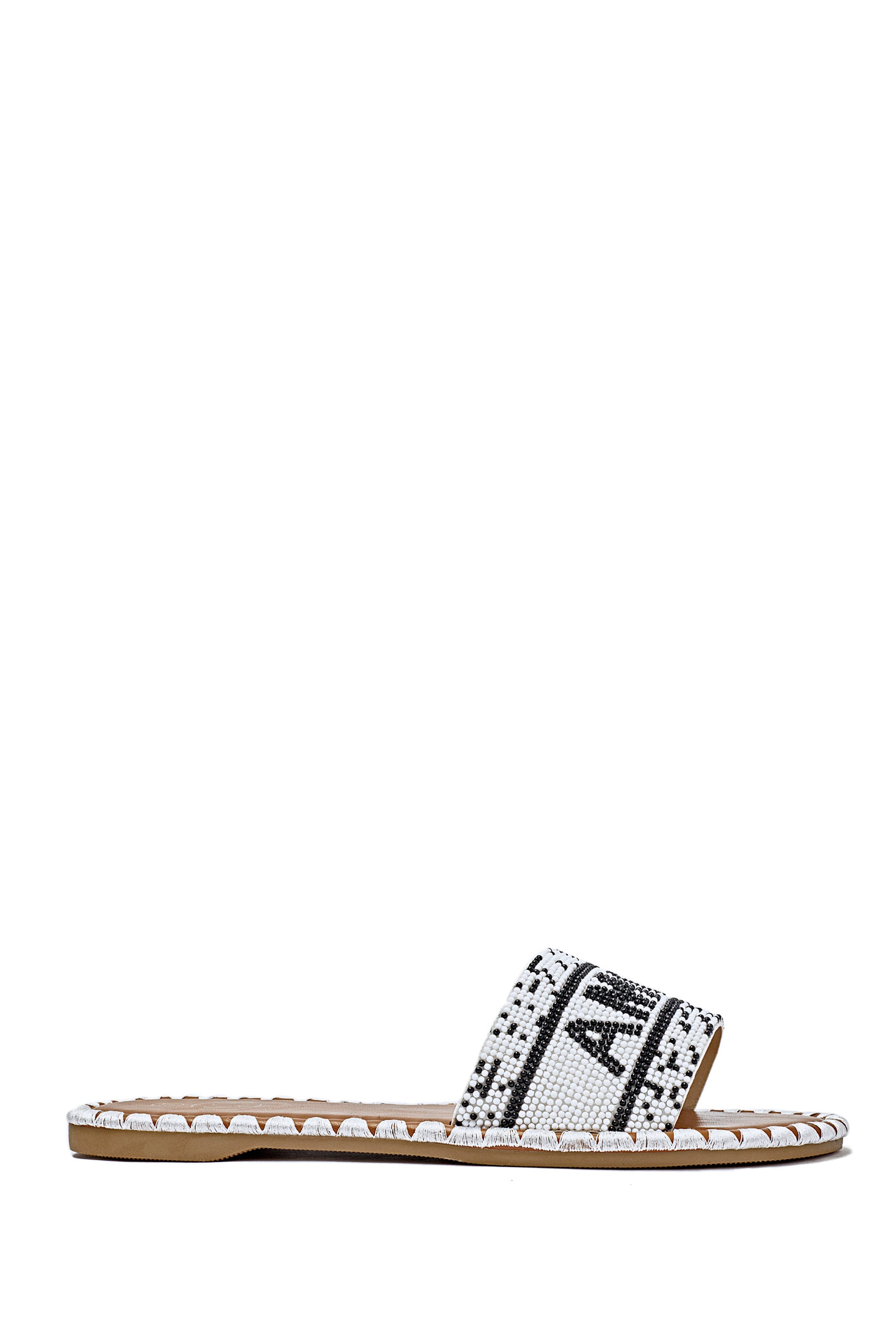 Mule plate blanche