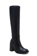 Cavalière noir à talon