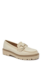 Mocassin en beige daim