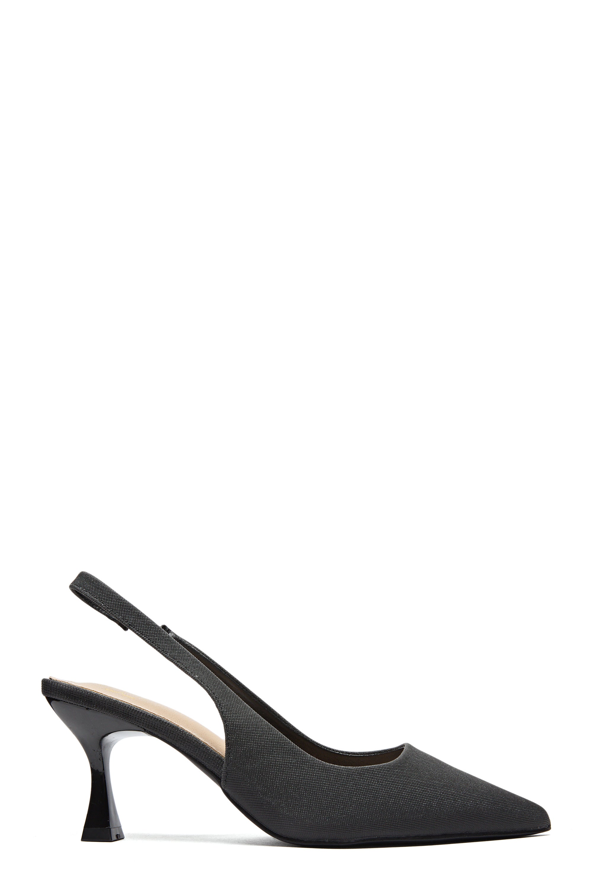 Slingback noir brillant