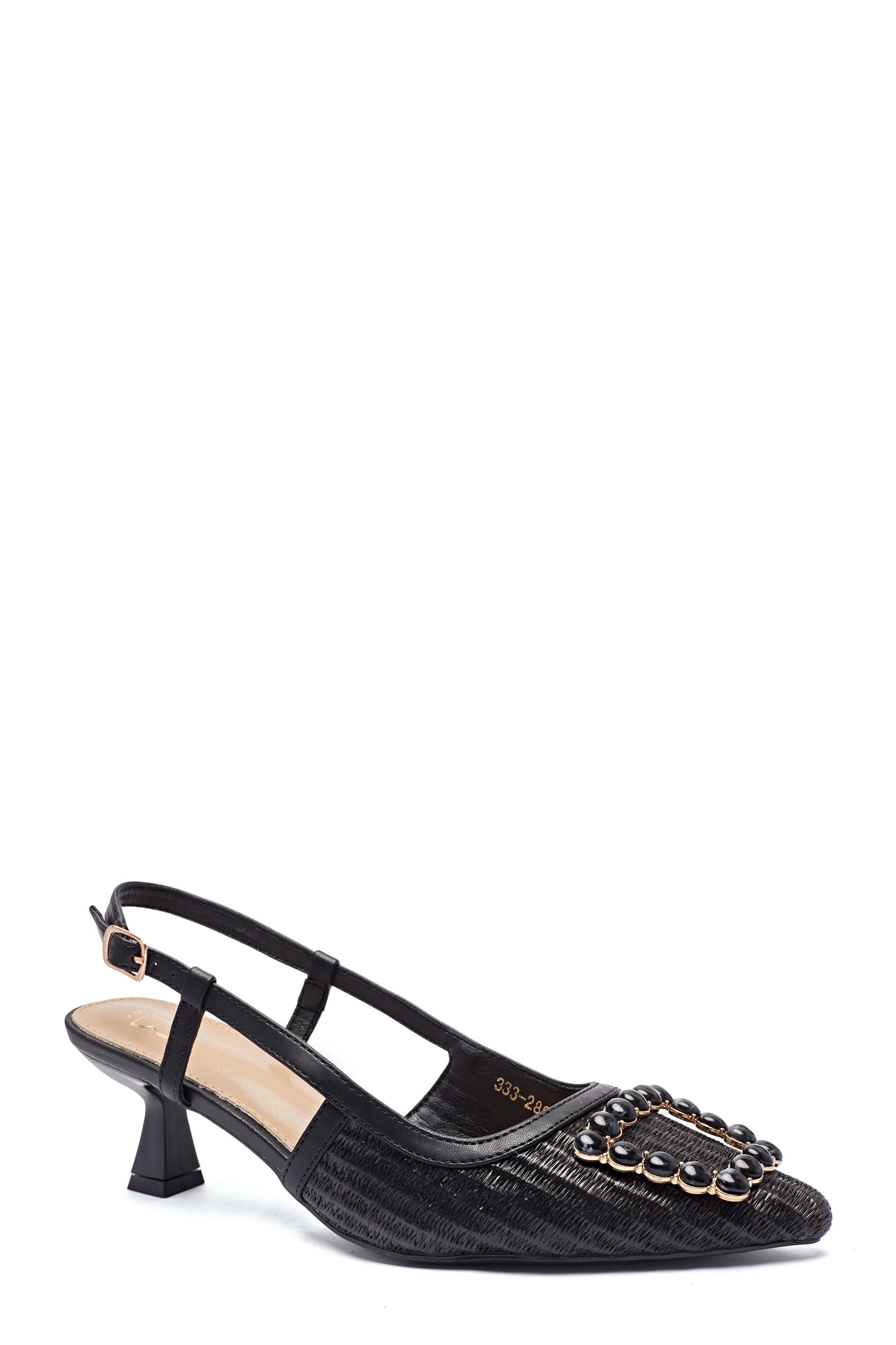 Escarpin slingback français à petit talon