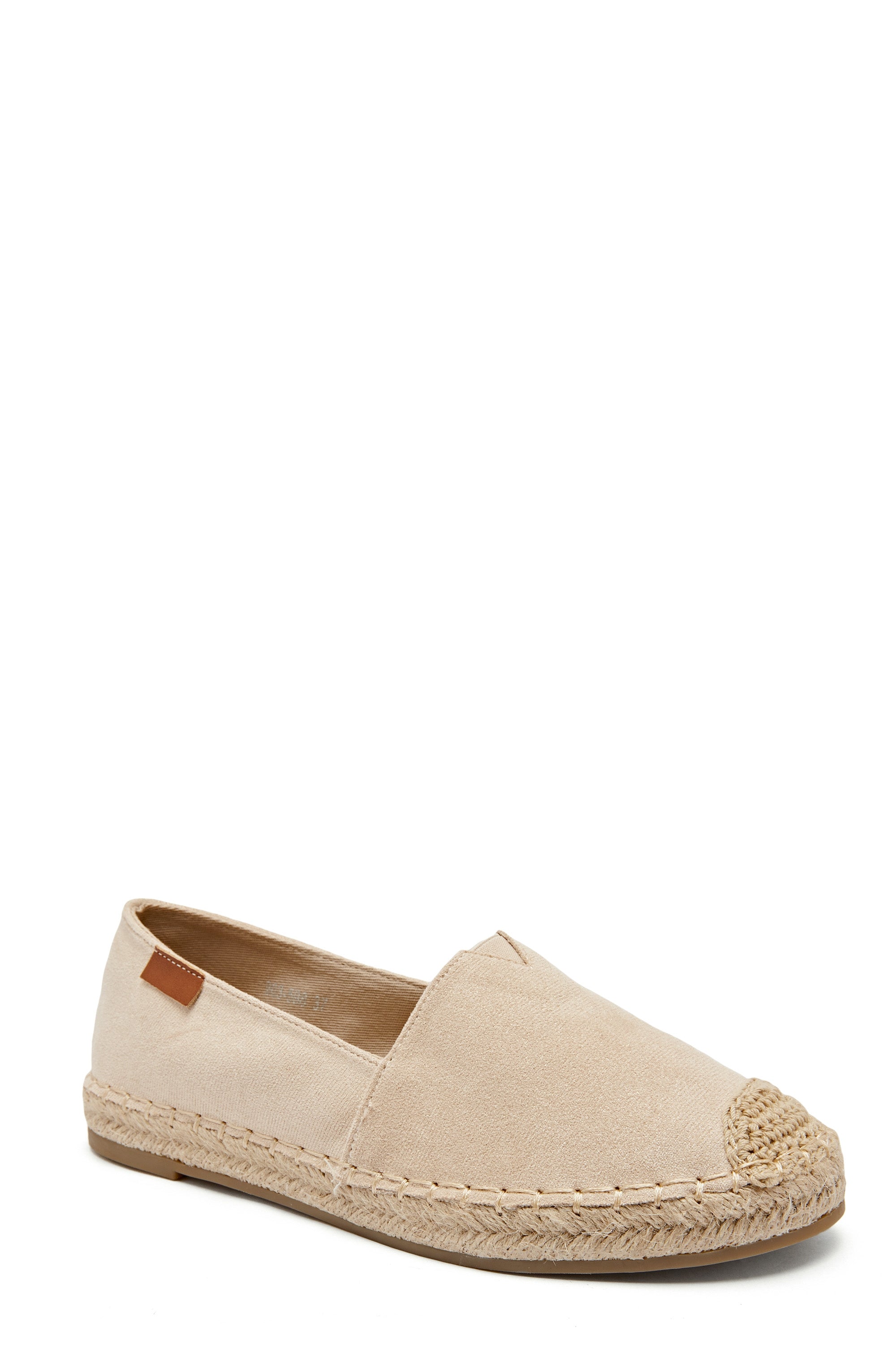 Espadrille Beige élégante suédine