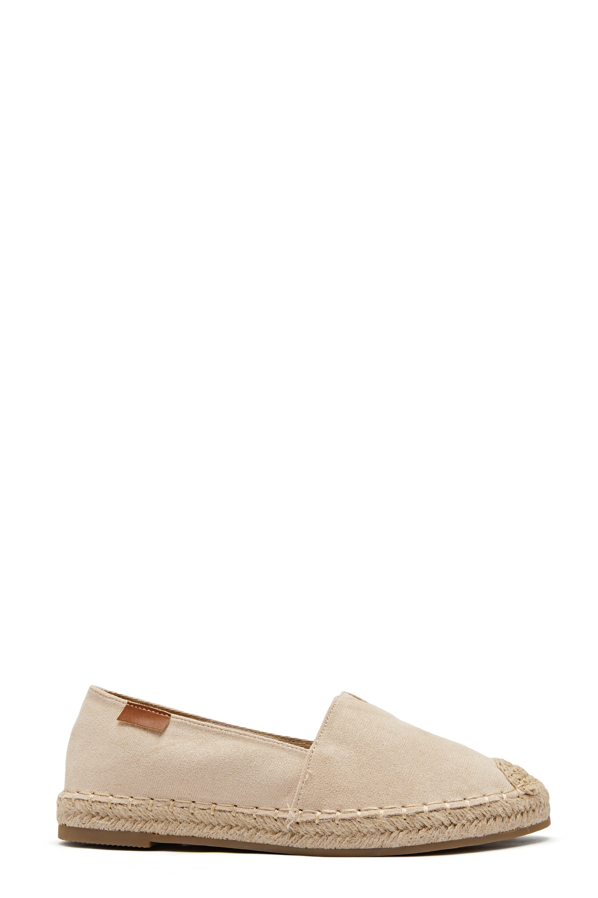 Espadrille Beige élégante suédine