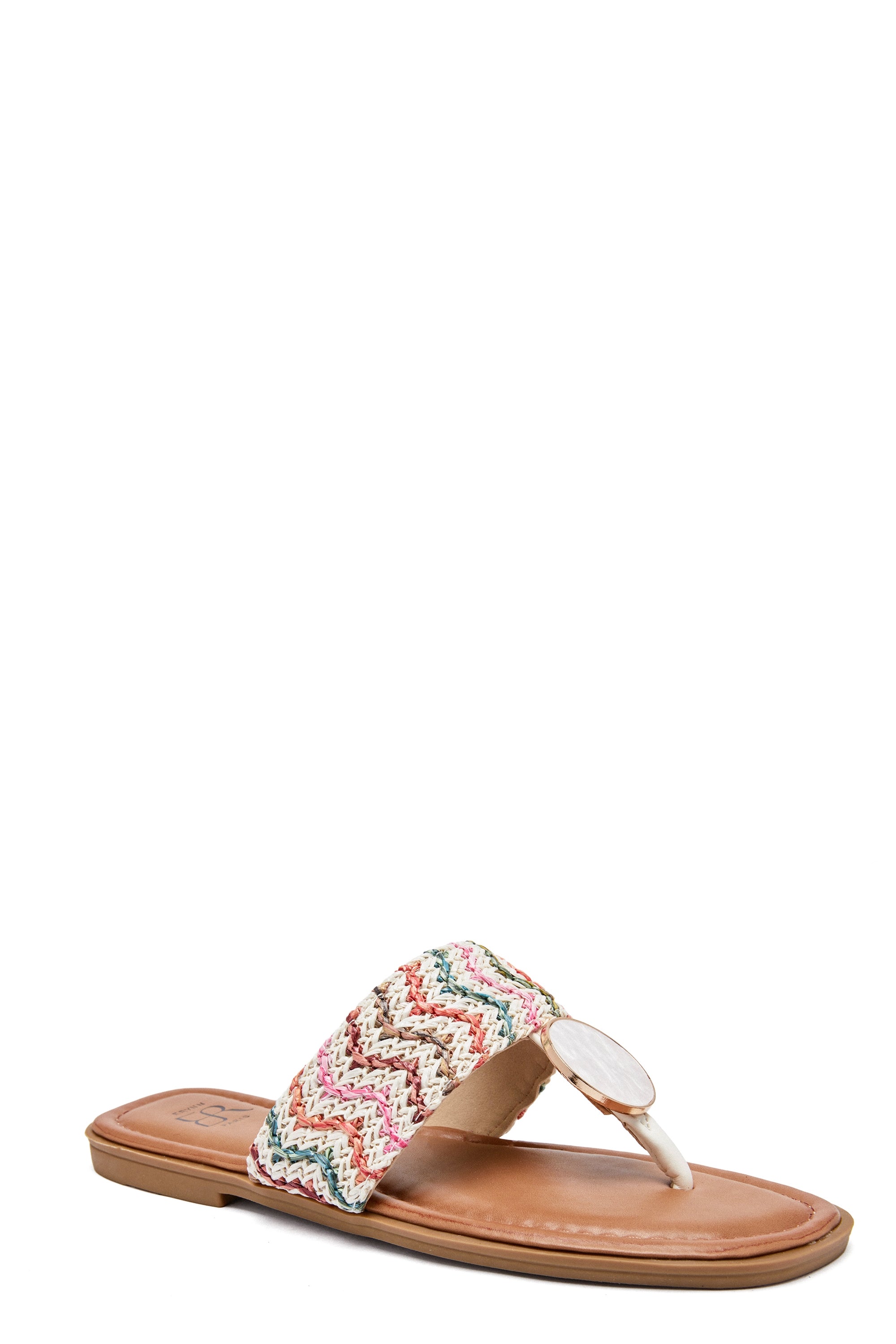 Mule plate multicolore