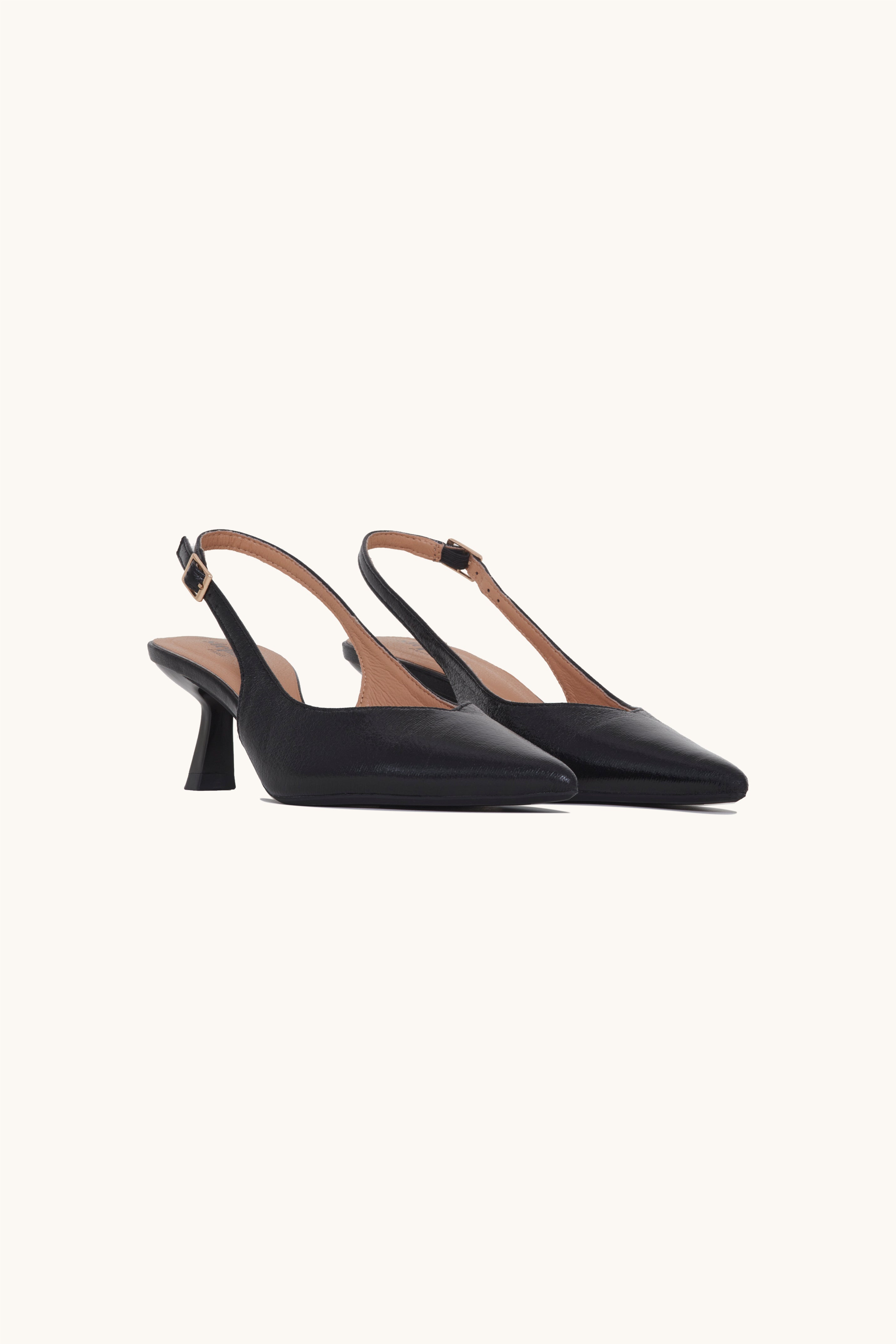 Escarpin slingback élégant a petit talon