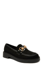 Mocassins en Daim avec Détail Métallique