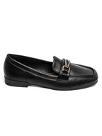 Mocassins en Simili Cuir avec Détail Métallique
