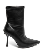 Bottine à Talon Aiguille Noire