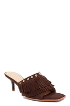 Mules à Talons Erynn Paris – Style Boho-Chic avec Franges et Œillets