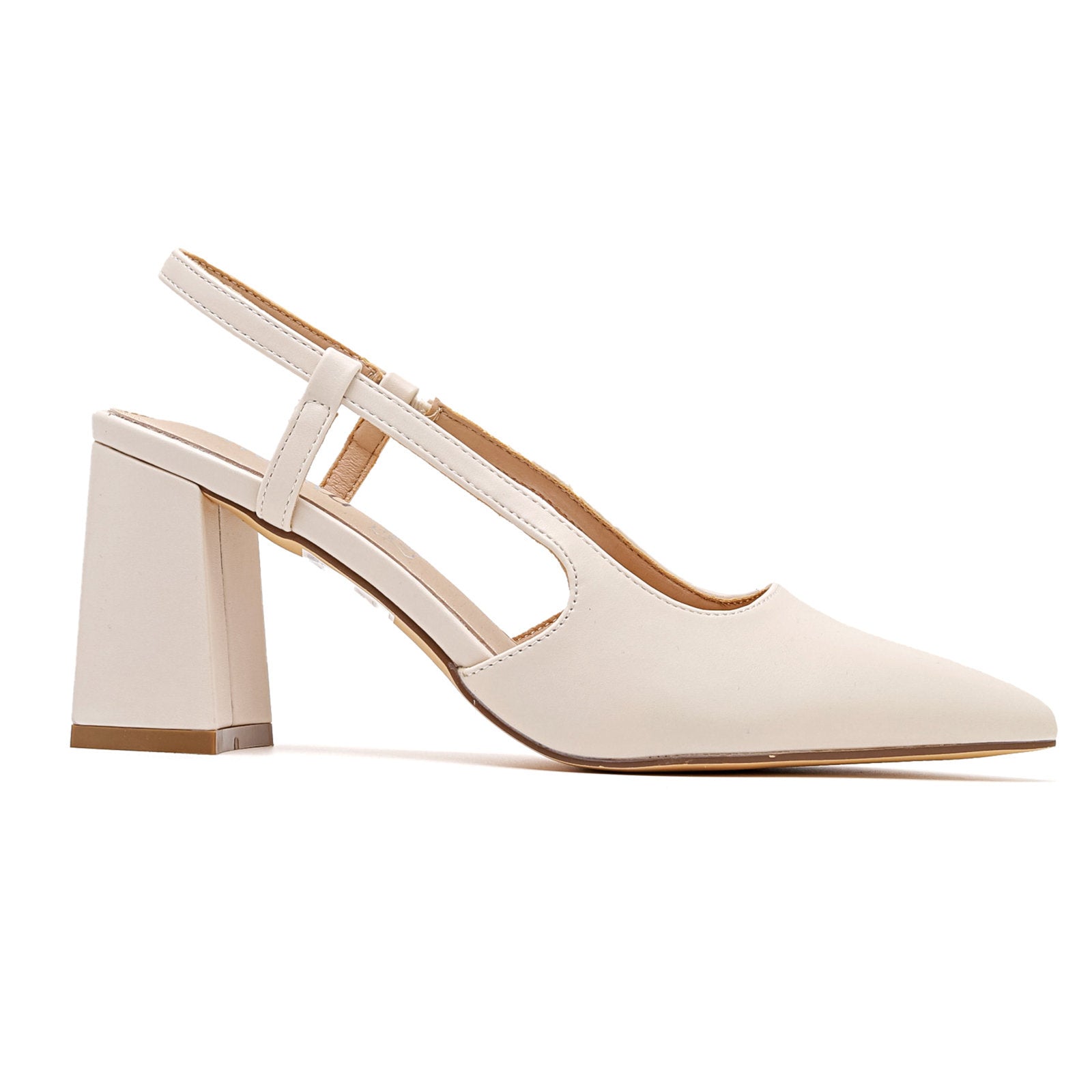 Escarpins Slingback à Talon Bloc – Élégance et Confort