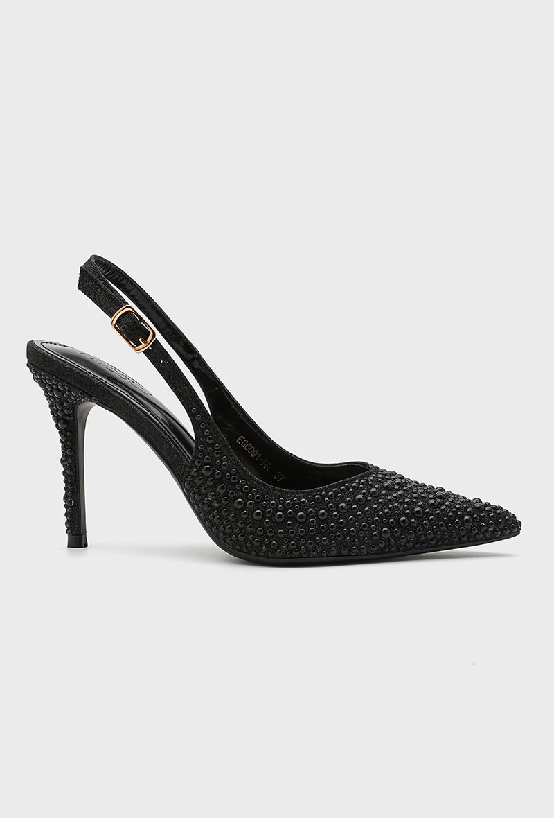 Escarpins Slingback de Soirée – Éclat de Perles