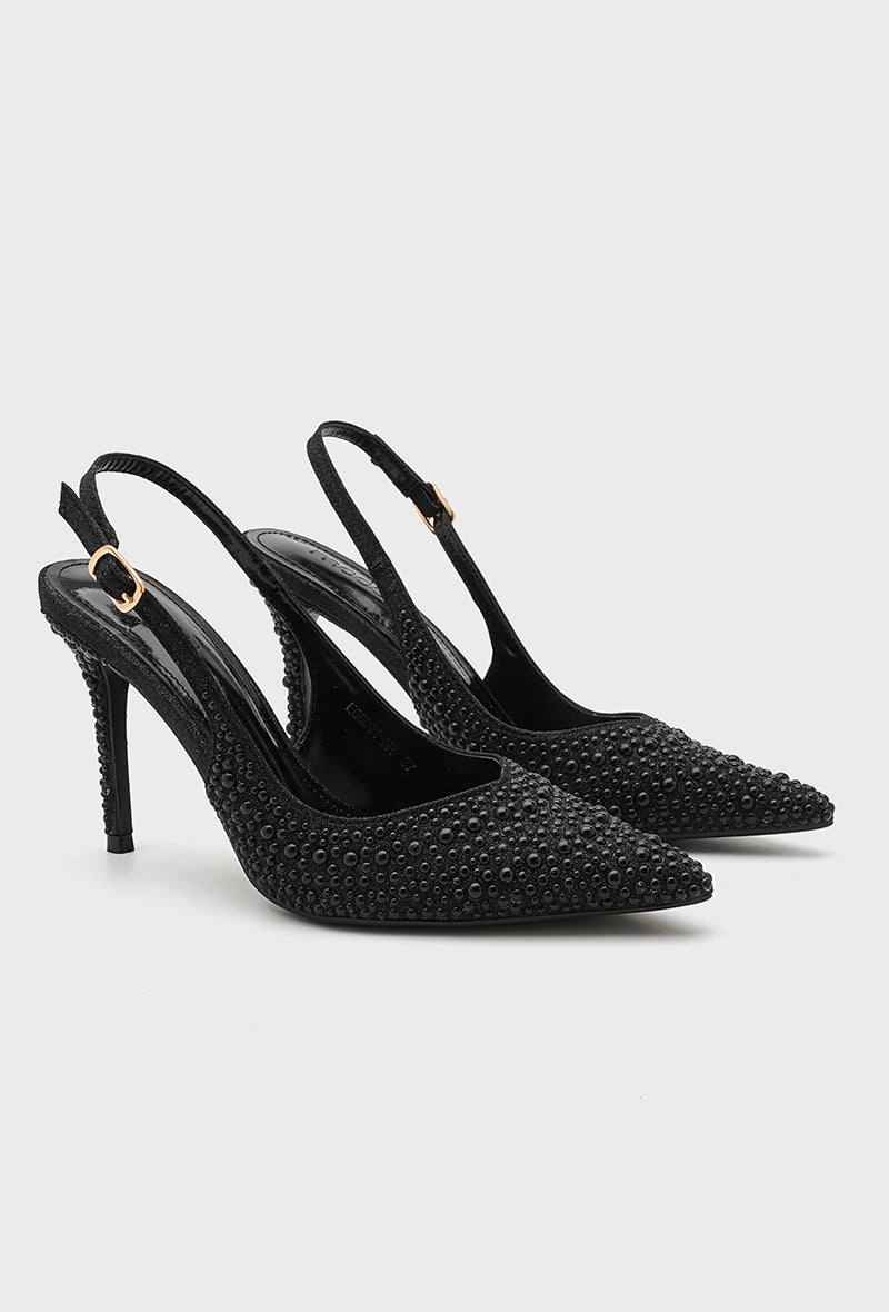 Escarpins Slingback de Soirée – Éclat de Perles