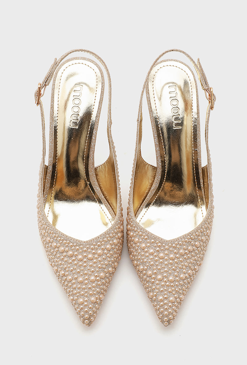 Escarpins Slingback de Soirée – Éclat de Perles