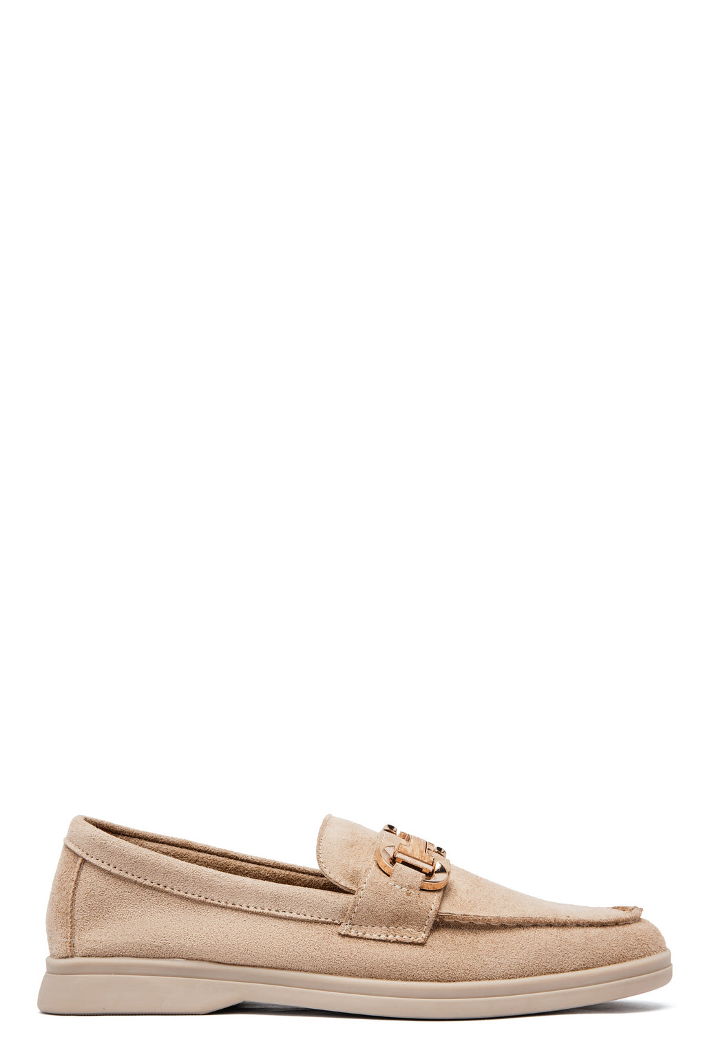 Mocassins en Daim avec Mors Métallique – Chic Décontracté