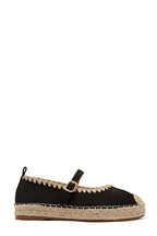 Ballerines Espadrilles Mary Jane en Raphia Tressé
