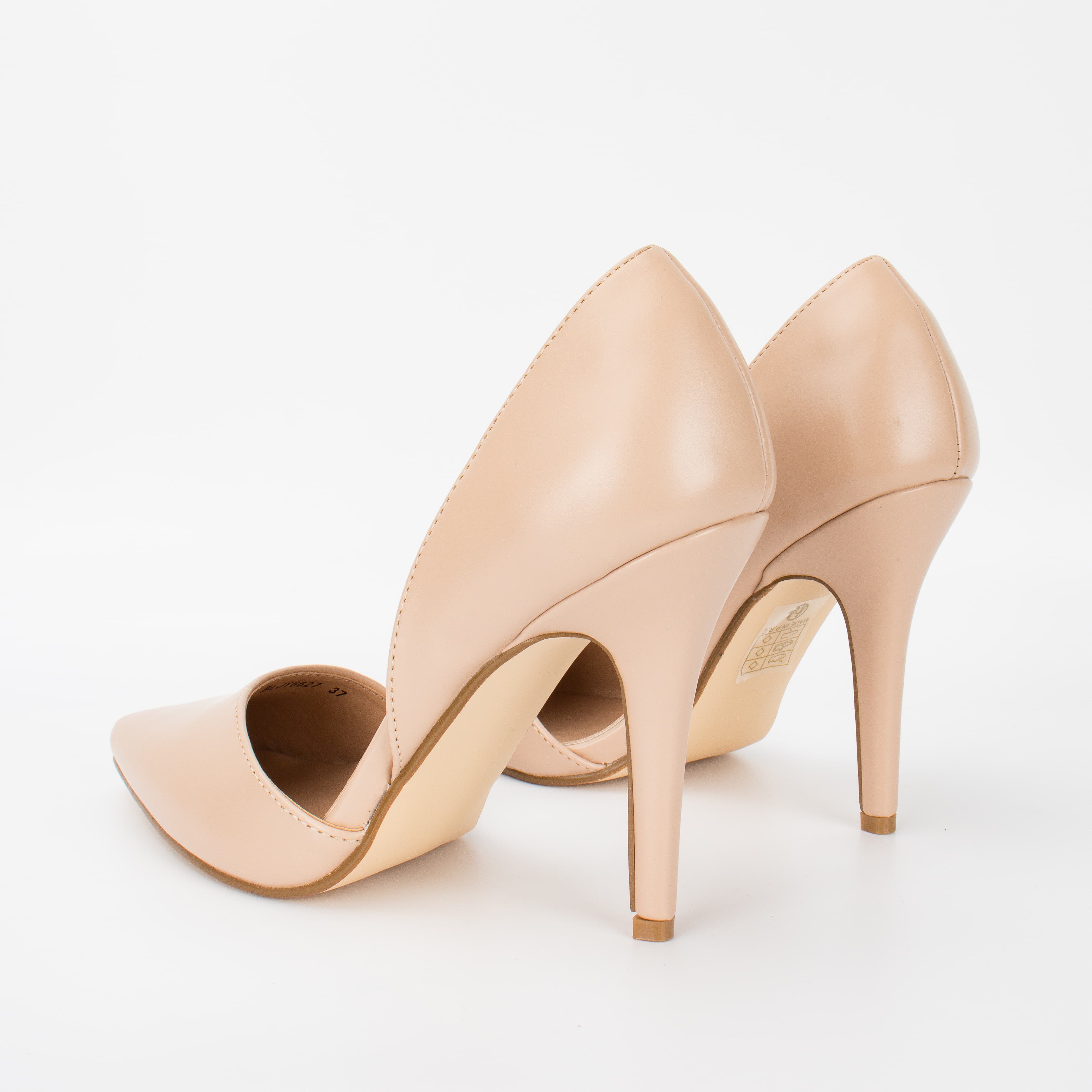 Escarpins D'Orsay à Bout Pointu - Beige Nude Classique